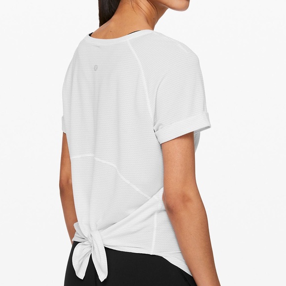 lululemon athletica Tops - Lulu lemon Open Up Tie Back Tee
